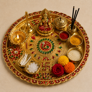 Diwali Lakshmi Pooja Thali